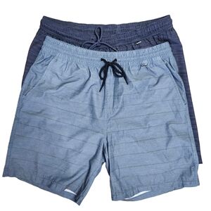 Hurley Mens Large Board Shorts Swim Trunks Lot Of 2 Bathing Suits Unlined Pocket